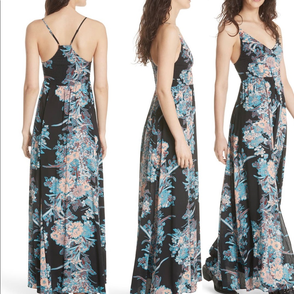 Free People Boho Floral Maxi